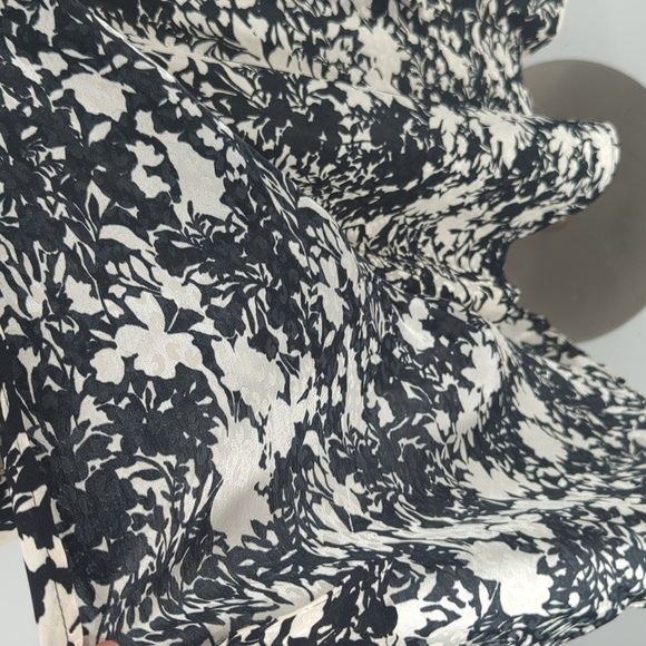 Susan Graver Floral Wrap Dress Black White 2XP preppy Business casual classic - Picture 6 of 8